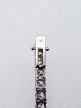 10.0 Cttw Lab Grown Diamond 14k White Gold Tennis Bracelet 14.8g 7 Inch Fwoixzdu