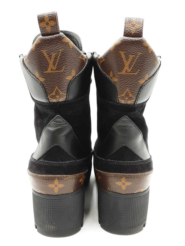 Louis Vuitton Laureate Desert Platform Boots Size 38.5 Eb1125oxzdu