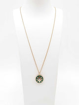 Christian Dior Rose De Vents Necklace In 18k Gold 13.8 Gram 32 Inch Fw0925wzxzdu