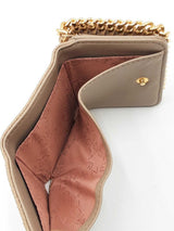 Stella Mc Cartney Falabella Wallet In Neutral Beige Vegan Leather Fw0926lzxdu