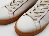 Tory Burch 75877 White Red Leather Gum Sole Court Shoes Size Us 7 Do0126pxde