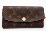 Louis Vuitton Monogram Bloom Flower Emilie Wallet Eb0726lrxde