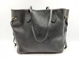 Louis Vuitton Neverfull Mm Black Empriente Leather Tote Bag Fw0225crxdu