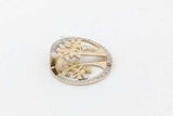 14k Yellow Gold Tree Of Life Pendant With Diamonds 3.3 Grams Eb0926oxzsa