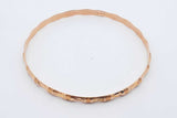 14k Yellow Gold Bamboo Bangle Bracelet 15.1 Grams Eb1224wrxdu