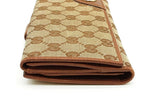 Gucci Britt Monogram Gg Canvas Continental Wallet Eb0926lrxde