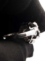 2.0 Cttw Diamond & 18k White Gold Floral Statement Ring 6 Grams Size 7 Fw00426prxdu