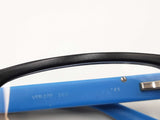 Prada Matte Black & Blue Full Rim Square Acetate Eyeglasses Fw0226lxzdu