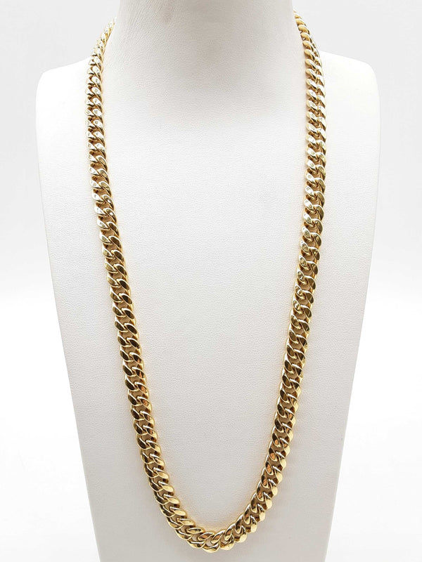 10k Yellow Gold 31.1g Cuban Chain 22 In Do0125llxzde