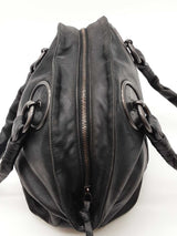 Bottega Veneta Black Leather Satchel Bag Eb0926pxzde