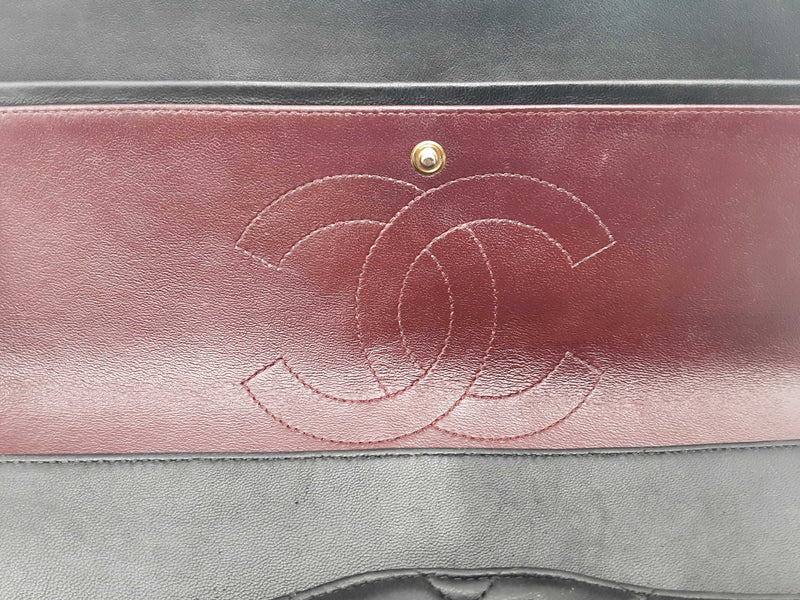 Chanel Lambskin Jumbo Double Flap Black Shoulder Bag Sd0825wwzxsa