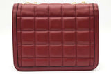 Gucci Deco Burgundy Leather Shoulder Bag Eb0626cxzde