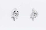 0.48cttw Lab Grown Marquis Diamond Stud Earrings 14k White Gold 1.3g Eb0826wrxsa