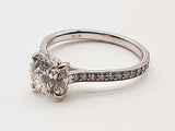 1.85 Cttw Lab Grown Diamonds 14k White Gold 2.5g Ring Size 6.25 Do0326ccrde