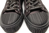 Marc Jacobs The High Top Black Satin Sneakers Size 38 Eb0526rxsa