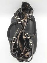 Michael Kors Greta Black Leather Tote Bag Do0525sxde