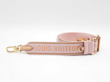Louis Vuitton "Guitar " Bandoulière Strap In Rose Clair Canvas Fw0626orxdu
