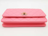 Chanel Trendy Cc Wallet On Chain Bright Pink Leather Crossbody Bag Do0126wxzxde