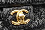 Chanel Black Quilted Caviar Leather Mini Sweetheart Flap Bag Eb0526wxxzde