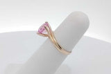 Pink Gemstone Ring In 10k Yellow Gold 2.8 Grams Size 5 Eb0926srsa