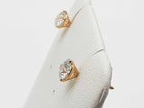 1.02 Cttw Lab Grown Diamonds 14k Yg 0.8g Screw Back Stud Earrings Do0726orxde