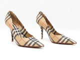 Burberry Aubri Pumps In Vintage Check Coated Canvas Size Eu 39.5 Fw0226lozdu