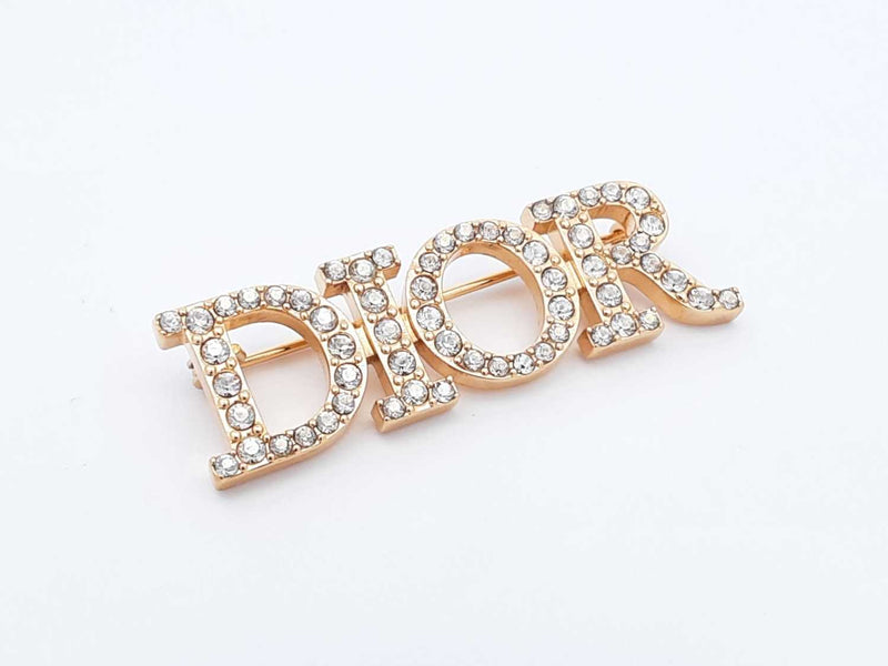 Christian Dior Dio(r)evolution Gold-tone & Crystal Brooch Fw1025exdu