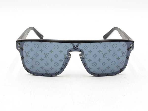 Louis Vuitton Waimea Monogram Lens Sunglasses In Black & Silver Fw1125lrxdu
