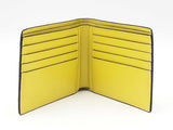Salvatore Ferragamo Bifold Wallet In Gancini-embossed Yellow Leather Fw0326lordu