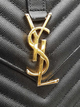 Ysl Yves Saint Laurent Grain De Poudre Matelasse Chevron Satchel Sd0825lzxzsa