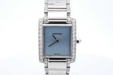 Cartier Tank Francaise 18k White Gold 20mm Diamond Bezel Watch 89.3g Eb825lwxxzde