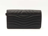Louis Vuitton Love Lock New Wave Black Leather Long Wallet Fw0625wzxdu