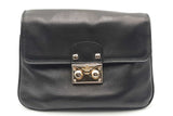 Valentino Garavani Portfolio Black Leather Crossbody Clutch Eb1025lxzsa