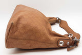 Gucci Gg Monogram Brown Leather Hobo Shoulder Bag Eb1026lrxde