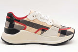 Burberry Low Top Ramsey Check Sneakers Size 40 Eb0425lxzsa