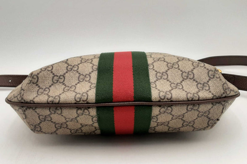 Gucci Gg Monogram Supreme Canvas Ophidia Shoulder Bag Eb0824wxzsa