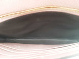 Gucci Chain Wallet Pebbled Leather Clutch Pink Aa0825wxzsa