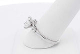 1.33cttw Diamond Ring In 14k White Gold 3.2 Grams Size 9 Eb0525oexzsa