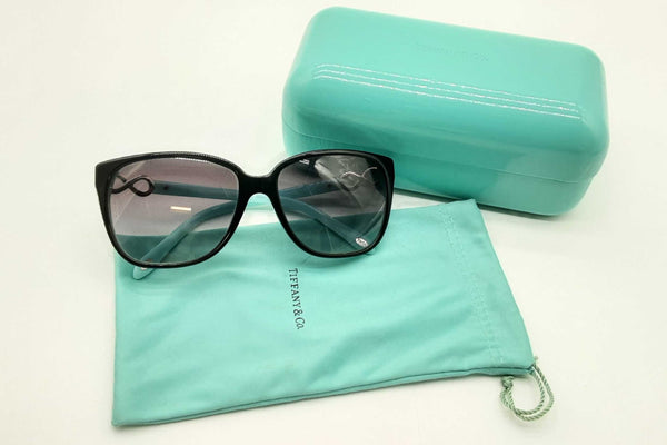 Tiffany & Co. Black On Tiffany Blue Gradient Sunglasses Lh0924lxzde