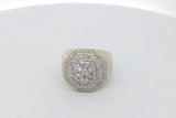 1.69cttw Diamond Ring In 10k Yellow Gold 10.7 Grams Size 10 Eb1026llxzsa