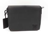 Louis Vuitton Takeoff Messenger Pm Black Leather Crossbody Sd0425lwxzdu