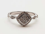 0.25 Cttw Lab Grown Diamonds 0.925 Silver 2.3g Ring Size 7 Do0325pxde