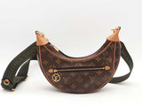Louis Vuitton Loop Monogram Hobo Brown Handbag Aa0625pxzsa