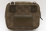 Gucci Monogram Olive Green Canvas Crossbody Bag Eb1025pxzde