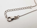 0.40 Cttw Lab Grown Diamonds 0.925 Silver 2.8g Cross Pendant Chain 20 In Do0525iide