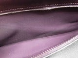 Hermes Jpg Kelly 42cm Raisin Purple Clemence Palladium Handbag Do0925lxzxzde