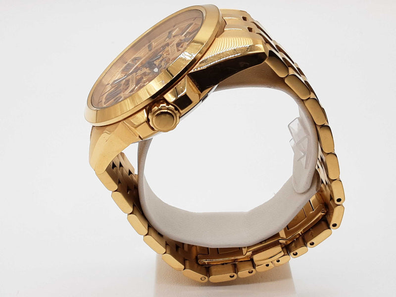 Bulova 97a162 43 Sutton Goldtone Stainless Steel Automatic Watch Do0825lrxde