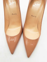 Christian Louboutin Nude Patent Leather Pumps Size 40 Eb1224lorsa