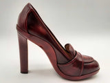 Salvatore Ferragamo Rietta Red Leather Heels Size Us 5.5 Do0924sxde