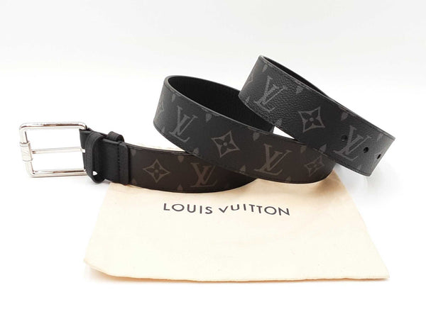 Louis Vuitton Slender 35mm Reversible Canvas & Leather Belt Fw0525orzdu